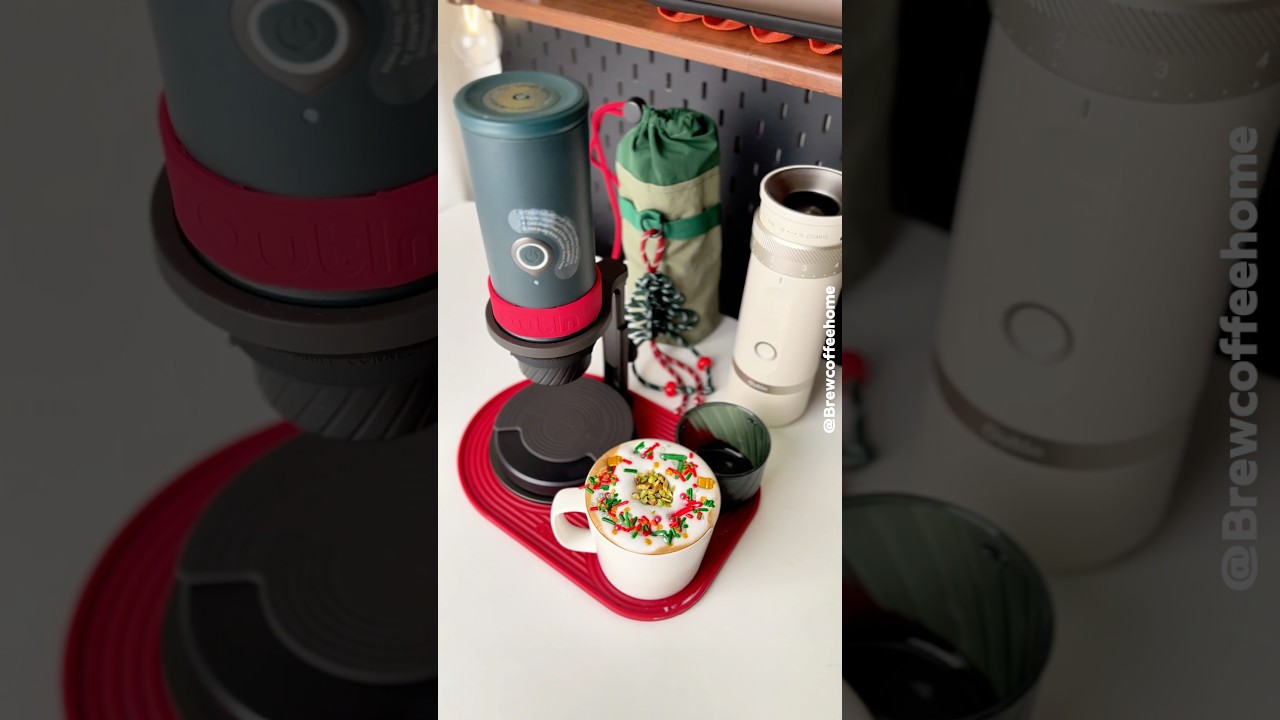 Festive Christmas Coffee with the OutIn Mino Christmas Edition