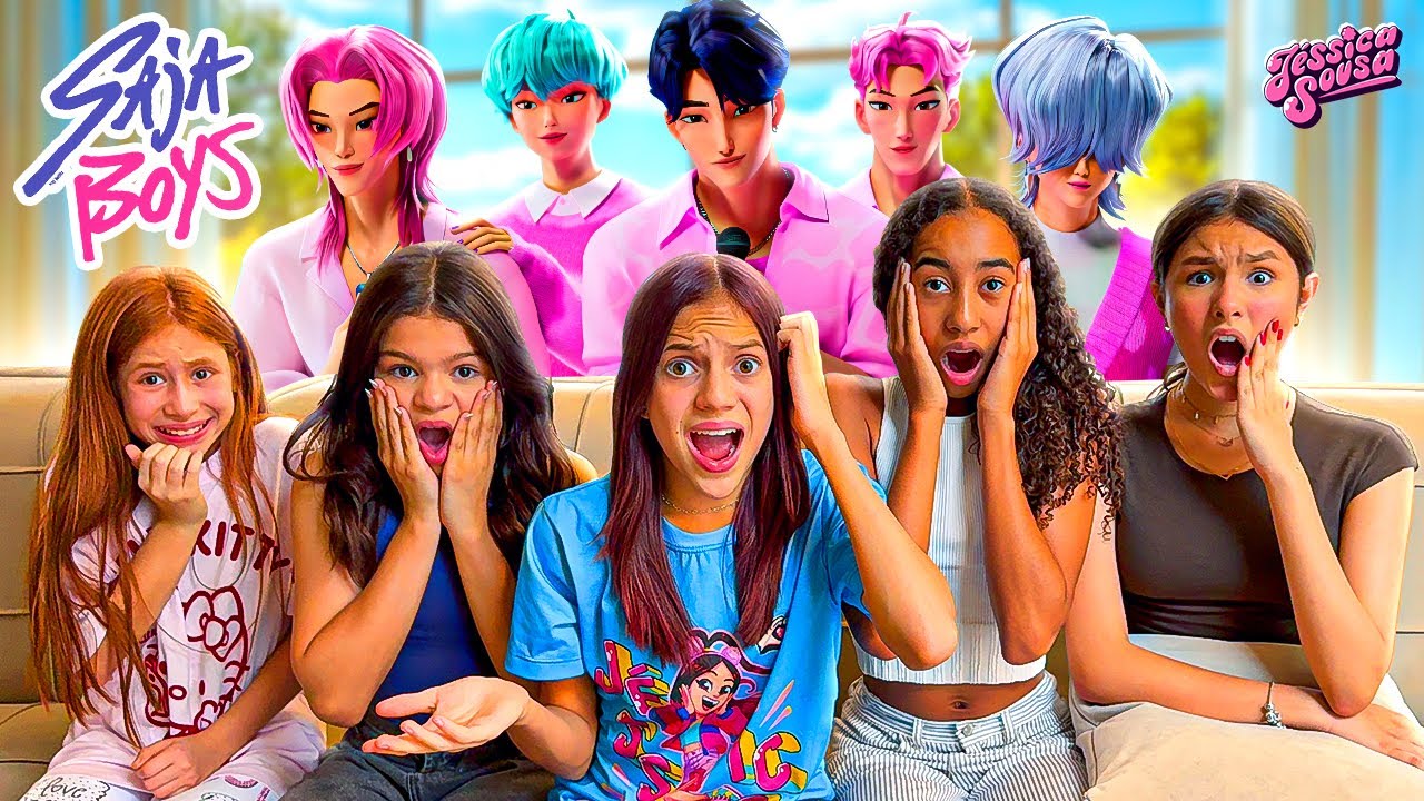 OS SAJA BOYS NA VIDA REAL INVADIRAM MINHA CASA *isso aconteceu (GUERREIRAS DO K-POP)