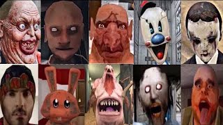 Caught Battle Ice Scream 5, Teddy Freddy, Slendrina X, Smiling X 2, Mr. Plague Doctor &