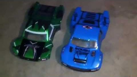 Slash and Losi custom paint jobs