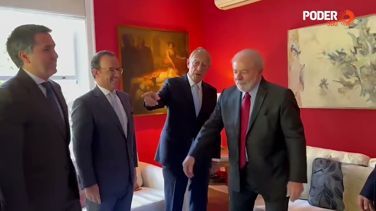 Lula se reúne com presidente de Portugal