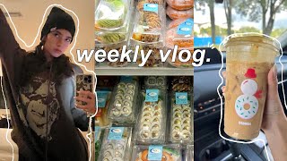 weekly vlog | holiday drinks, new nails, girls night, chatty vlog ⭐