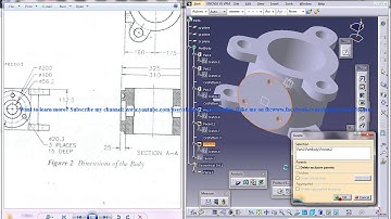 Catia V5 Tutorial|Butterfly Valve Body Design P2|Subscriber