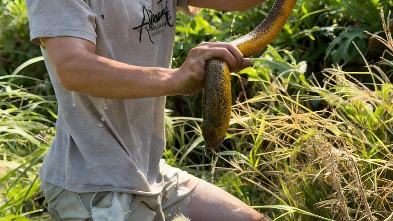 老闆 200 塊包魚塘還敢挑戰我？今兒咱直接上硬活，必須給這年輕老闆好好上一課，讓他知道啥叫抓鱔實力！#fishing #大熱門