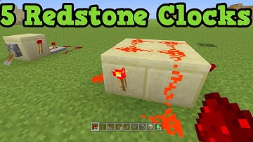 Minecraft Xbox 360 + PS3 - 5 Redstone Clocks