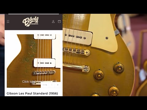 Three ‘50s Gibson Les Paul Goldtops compared side by side | elderly.com