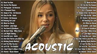 Top Hits Acoustic Music 2024 - Best Acoustic Songs Cover - Acoustic Cover Popular Songs 2024