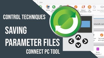 Saving Parameter Files | CONTROL TECHNIQUES | NIDEC