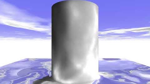 Moving Water in PovRay