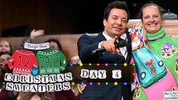 12 Days of Christmas Sweaters 2025: Day 4 | The Tonight Show Starring Jimmy Fallon