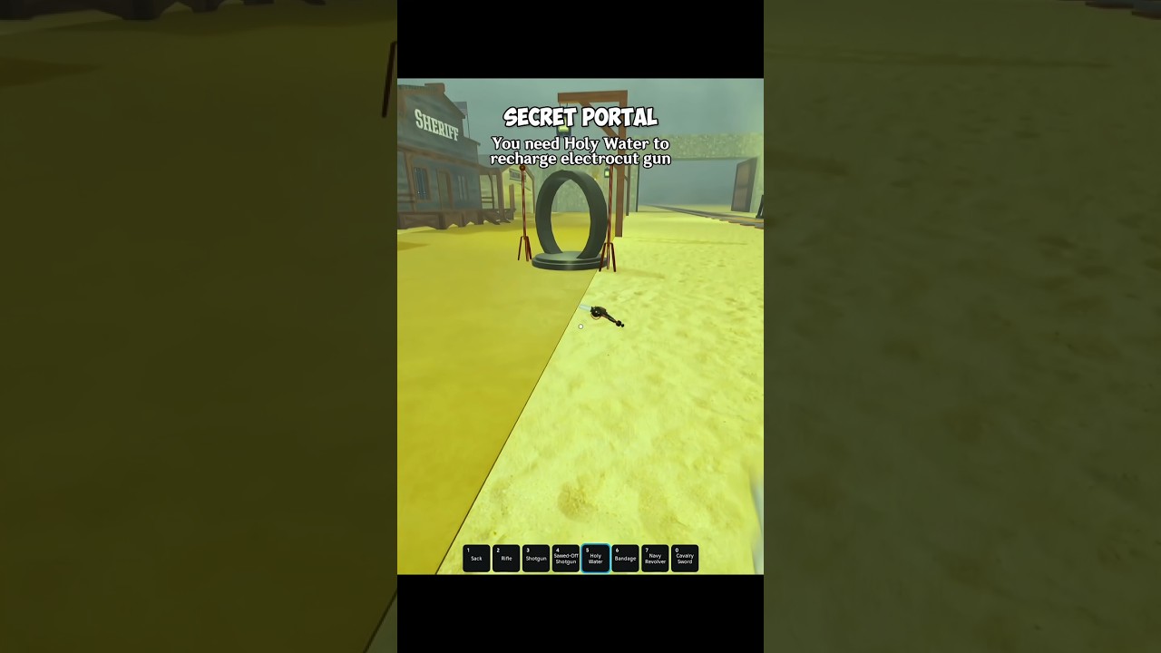 Roblox Dead rails Secret Portal And Place 