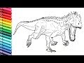 Lego T Rex Coloring Page