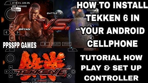 Tekken 6 EP.1 how to install to android Cellphone UPDATE 2024-25 | 2 PLAYER OFFLINE GAME | PSP GAMES