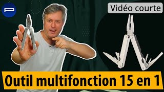 Outil multifonction en acier inoxydable - 15 en 1 Semptec [PEARLTV.FR]