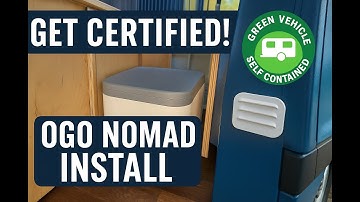 Installing an OGO Nomad Composting Toilet into a Campervan for Self Containment Certification
