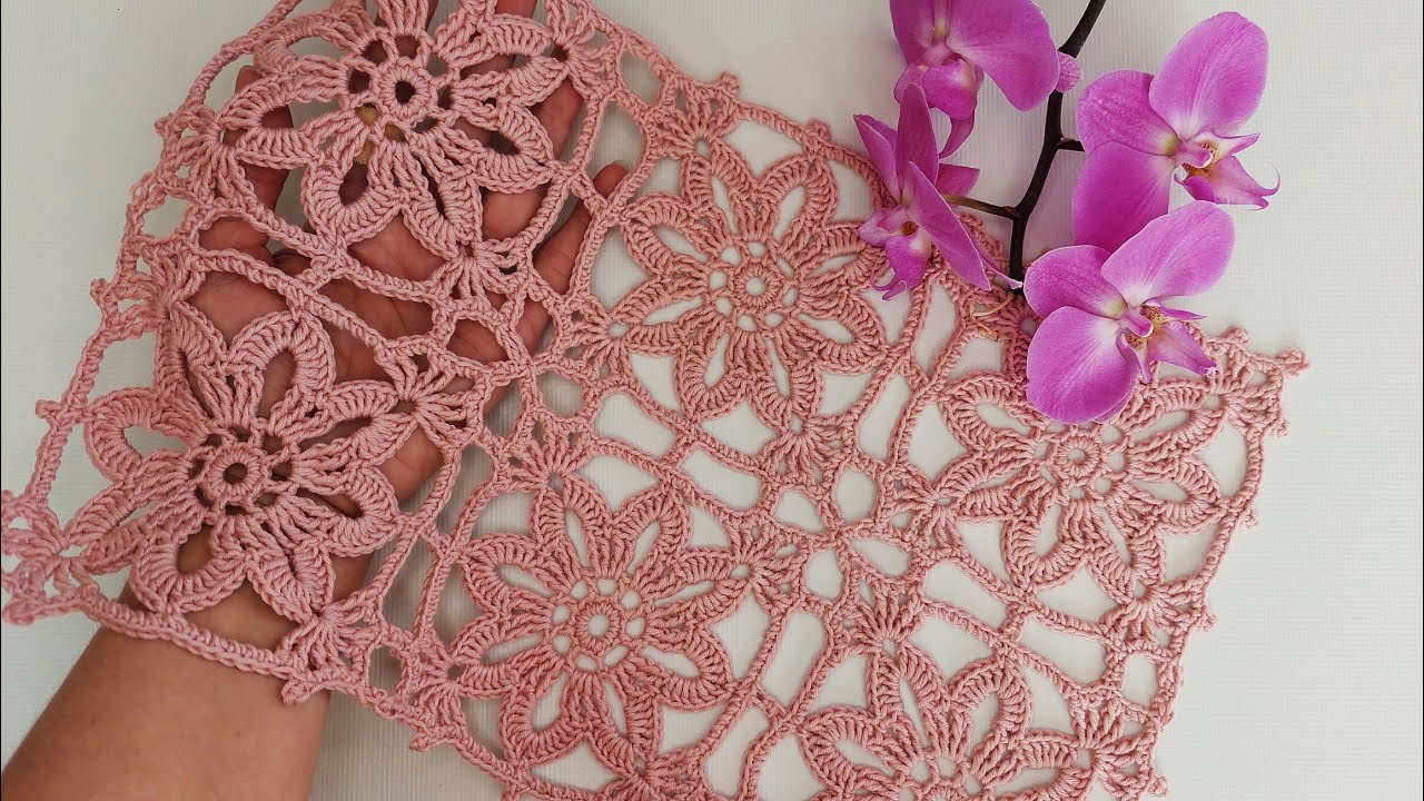 Elegant Lace Motif | Delicate Crochet Pattern for Blouses, Doilies and Home Decor