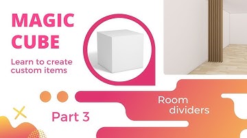 How to create custom room divider in Home Planner - Magic cube, part 3