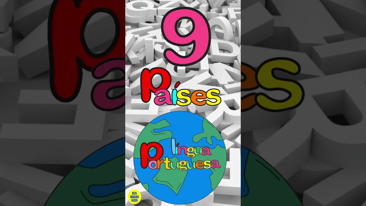 [CURIOSIDADES ] 9 Países Pelo Mundo Que Falam Português! #shorts #educaçãoinfantil #línguaportuguesa