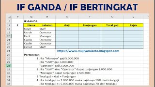 RUMUS IF GANDA ATAU IF BERTINGKAT SEDERHANA