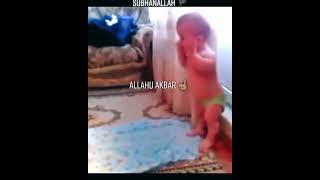 Lil Baby practicing making salt #allahuakbar #subpanallah #islam #islamic #islamicvideo