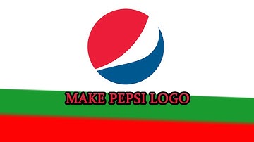 How To Make Pepsi Logo In Photoshop Photoshop Tutorial | Learning With Ghulam