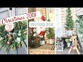 CHRISTMAS 2018 FRONT PORCH DECOR - OUTDOOR CHRISTMAS PORCH DIY DECOR CHALLENGE - CHRISTMAS 2018 FRONT PORCH DECOR - OUTDOOR CHRISTMAS PORCH DIY DECOR CHALLENGE -
