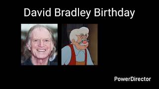 David Bradley Birthday