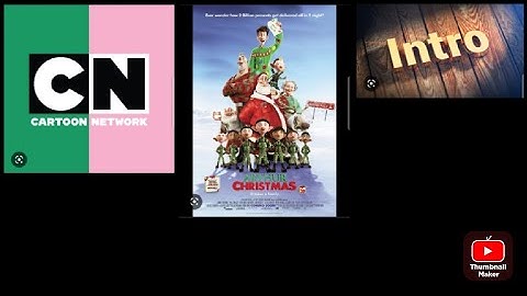 Arthur Christmas - Cartoon Network Intro (Network Premiere)
