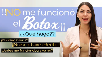 ¿Por qué el Botox sólo duró 2 meses?