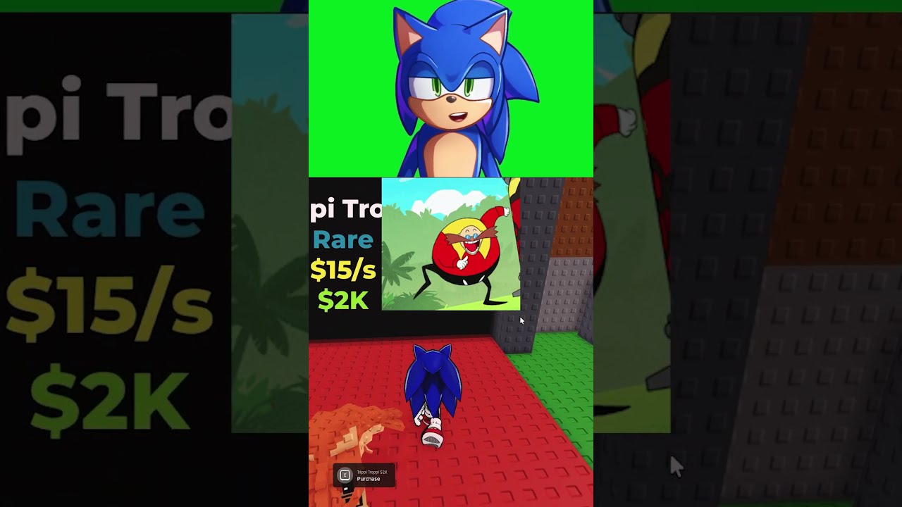 Why Did I Say That Roblox Stealabrainrot Sonic