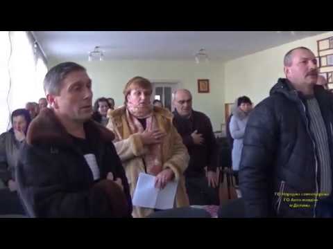 м.Долина 16.01.2017.(частина 1)В с.Княжолука чергова сесія сільської ради