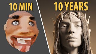 10 Min vs. 10 Years of Sculpting