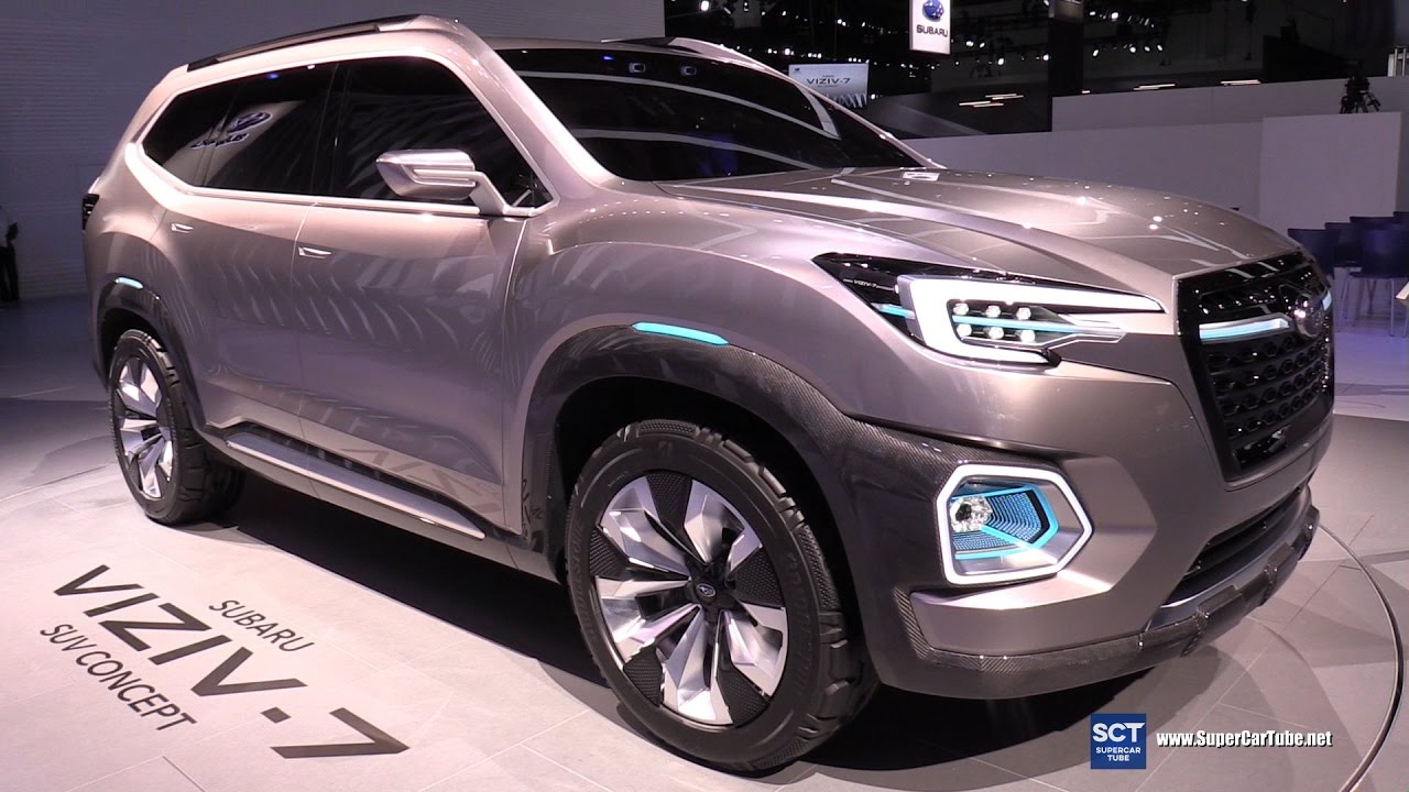 17 Subaru Viziv 7 Suv Concept Exterior Walkaround Debut At 16 La Auto Show Youtube