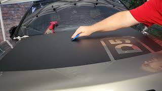 Athlete Statistics Hood Blackout Bonnet Decal for Land Rover Discovery 5
