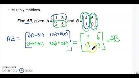 6.3 Matrix Multiplication