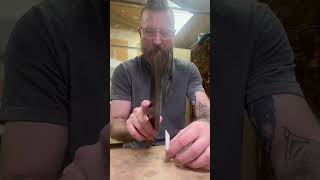 Is this sharp enough for you? 🤔 #knifesharpening