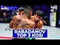 "HOLY SMOKES!!" | Gadzhi Rabadanov's Top 3 KNOCKOUTS! | PFL MM