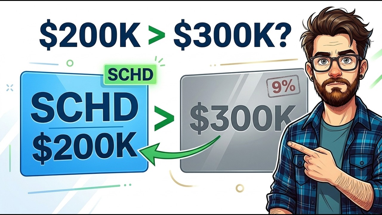 SCHD vs High-Yield ETF: The $200K vs $300K Math Breakdown