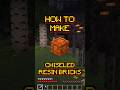 Minecraft: Chiseled Resin Bricks | Carved Orange Block | Recipe 264
