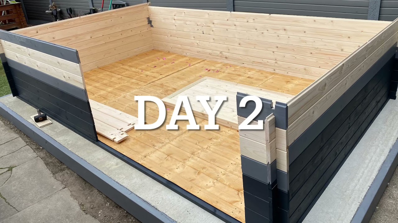 12x8 shed build 2021 billyOh heavy duty shed