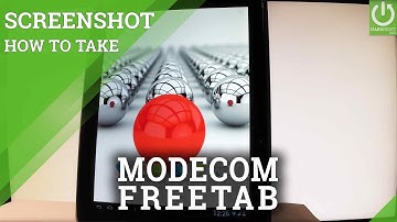 Capture Screen in MODECOM FreeTAB 8001 - Screenshot Method