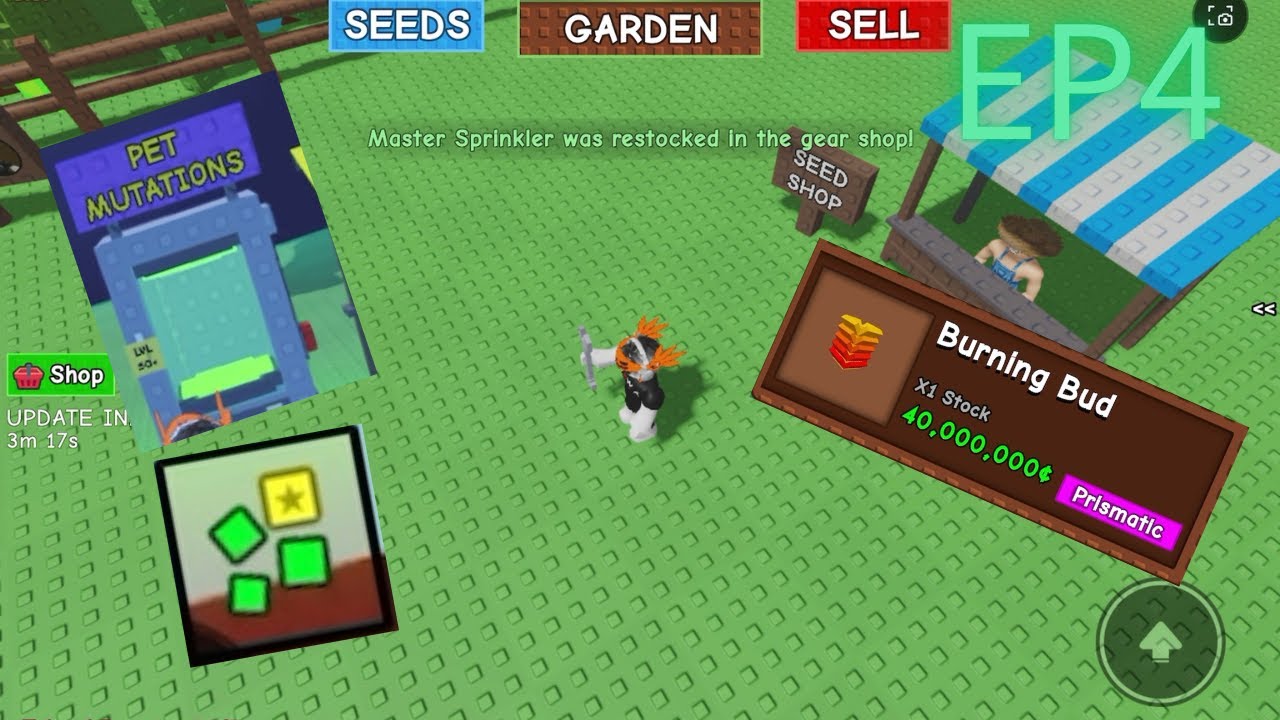 MrMonkey Grow a garden Update 培養花園更新EP4