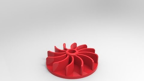 Mastercam X5 || 3D Modelling #39 || Impeller