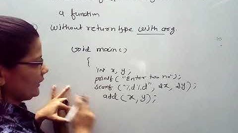 Functions in C in Hindi Part II Lec-38|C Programming Tutorial in Hindi