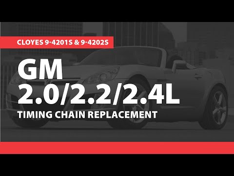 GM 2.0/2.2/2.4L, Timing Replacement, Cloyes 9-4201S & 9-4202S