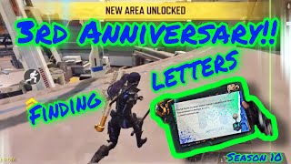 Finding LETTERS | 3rd Anniversary | Season 10 | CODM Battle Royale | COD mobile