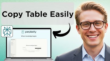 How to Copy a Table from Perplexity (Easy Way)