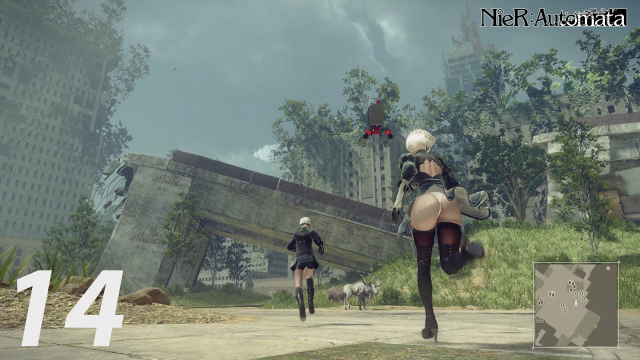 Nier Automata Part 14 Ps5 Backwards Compatibility Gameplay Performance Test ニーア動画速報