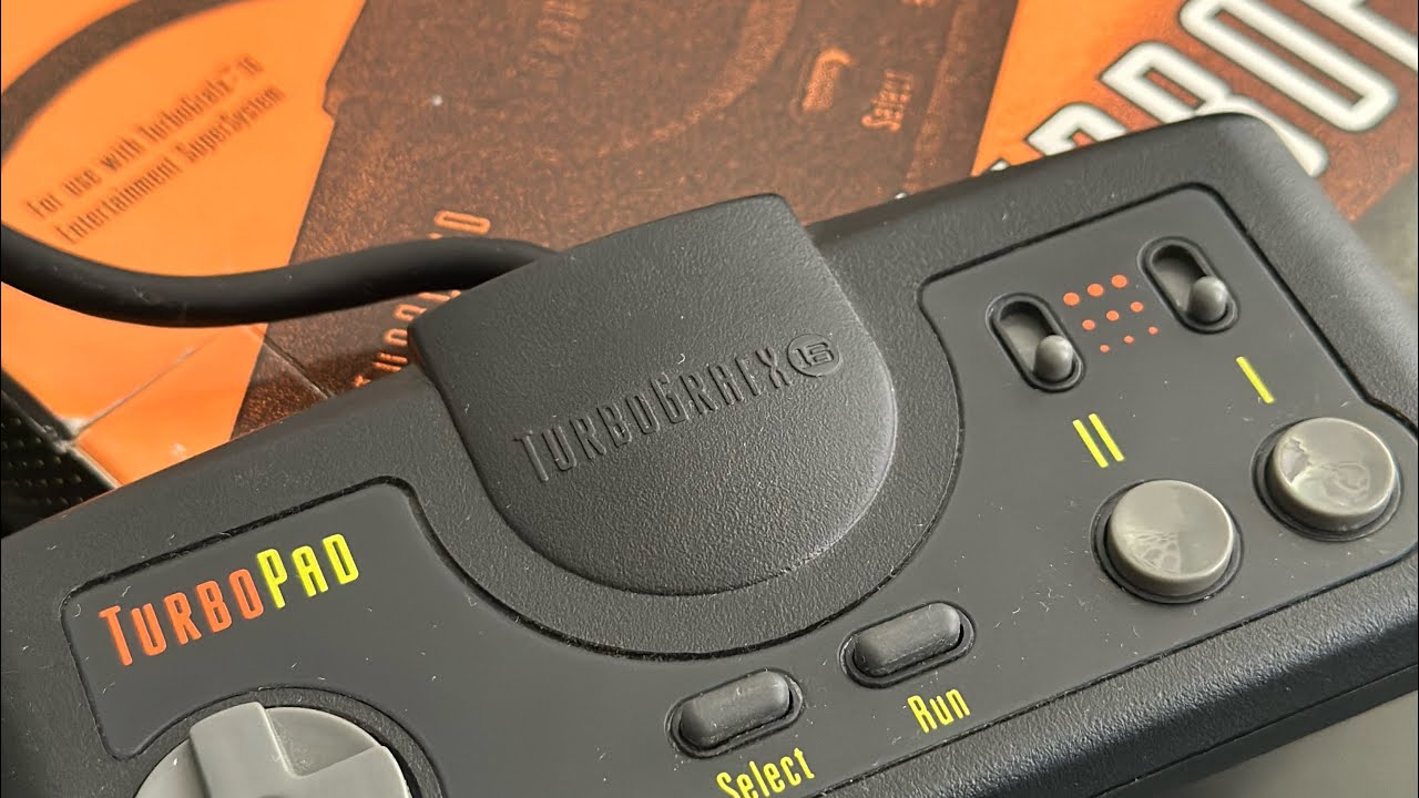 Controle Turbo Pad (Turbo GrafX 16)