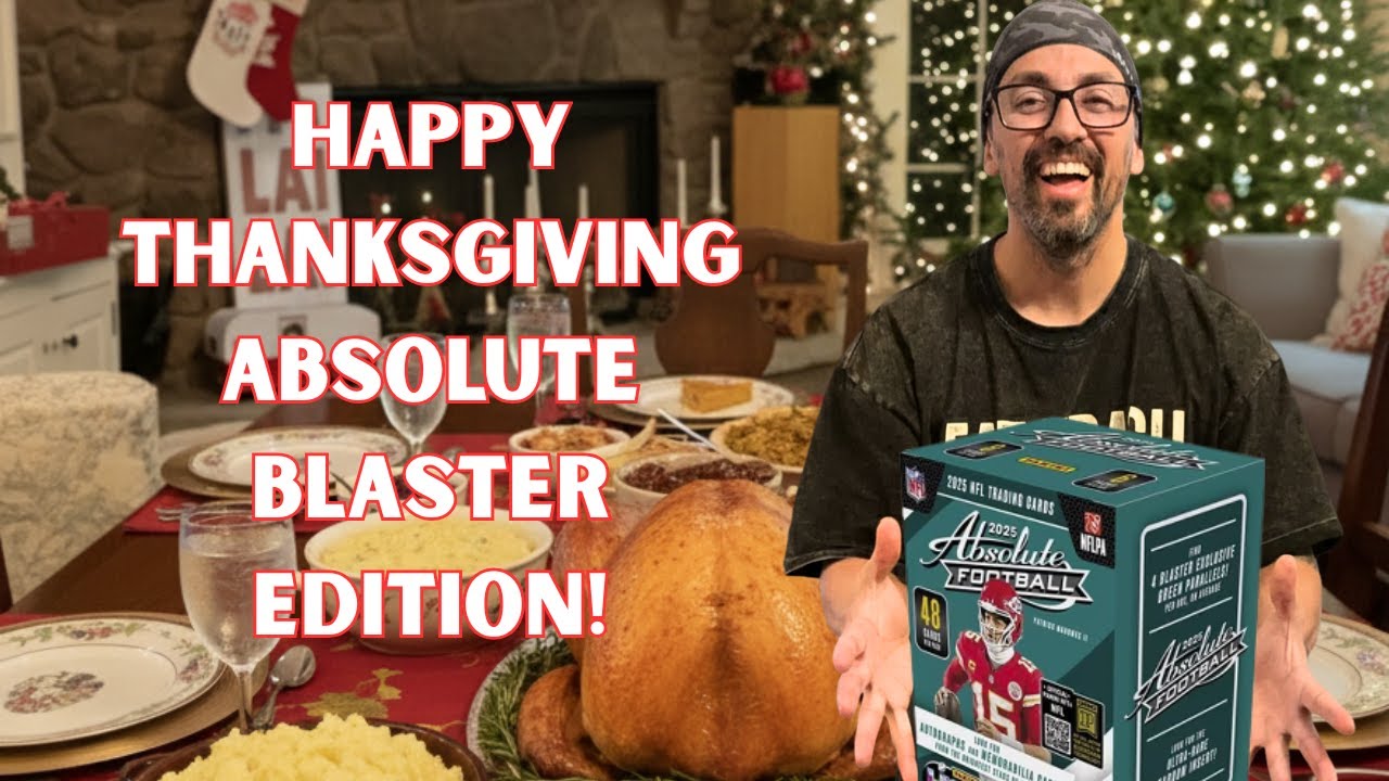 Thanksgiving Ripper 2025 Absolute Football Blaster Box Opening 🏈🔥 Thanksgiving Rip Special ...